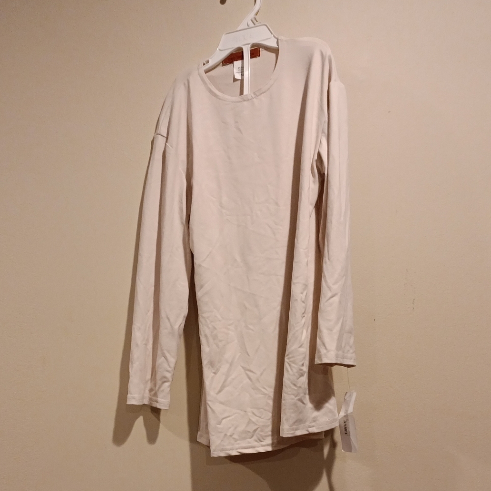Long-Sleeve Crewneck Shirt - White